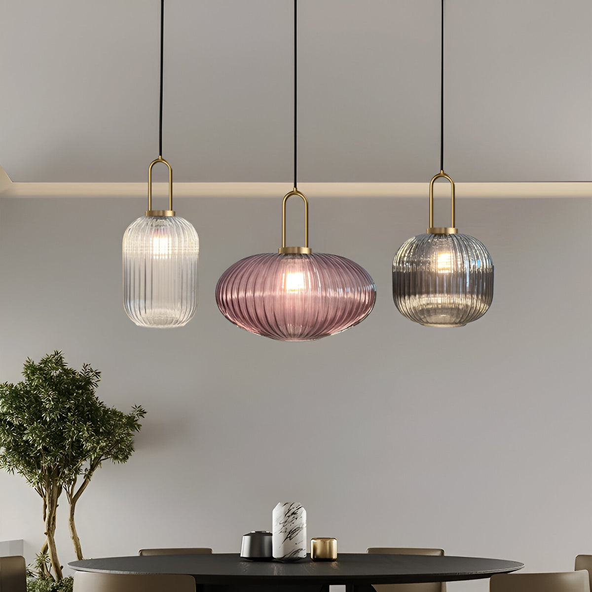 Suspension en verre | Vintage