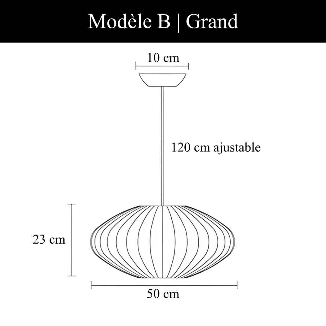 Suspension au design aérien | Style Japandi