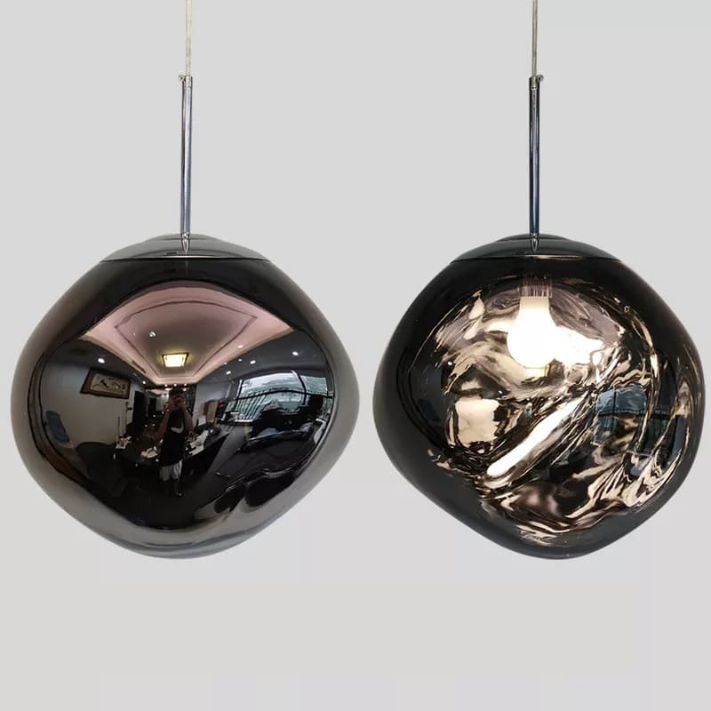 Suspension style verre soufflé | Boule de lave