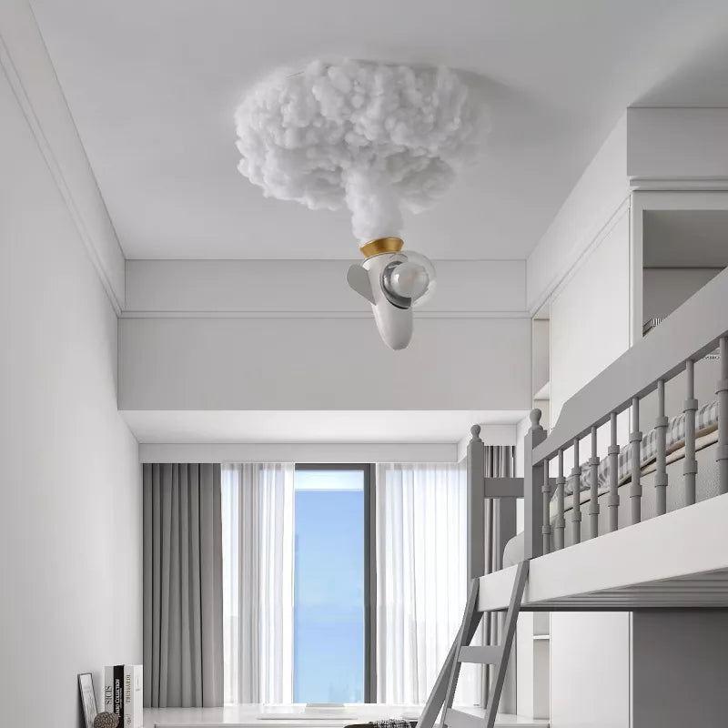 Lustre enfant avion ou fusée