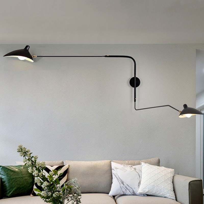 Lampadaire mural | Style rétro industriel