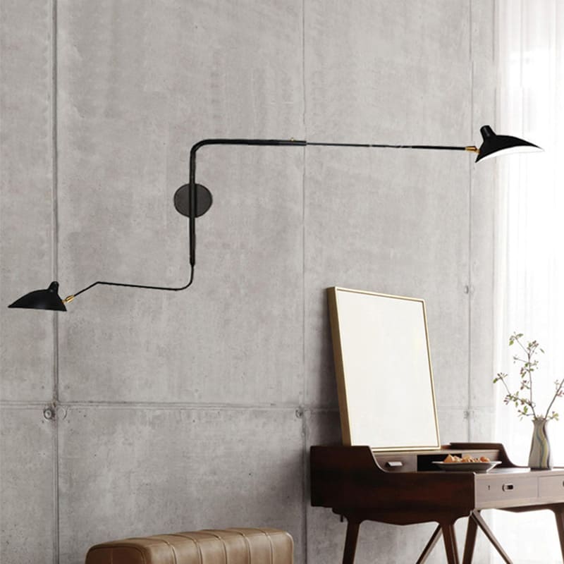 Lampadaire mural | Style rétro industriel