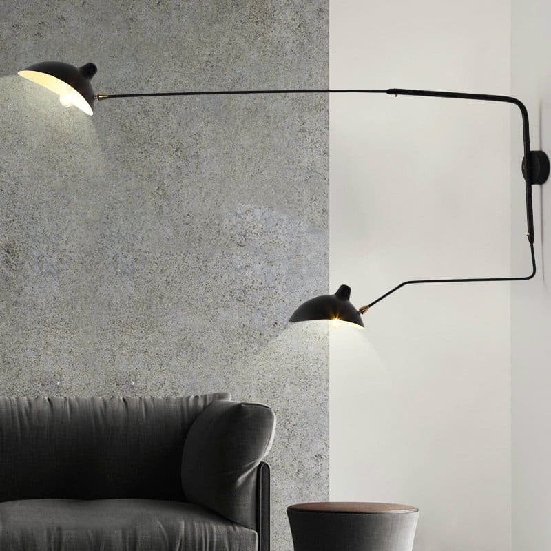 Lampadaire mural | Style rétro industriel