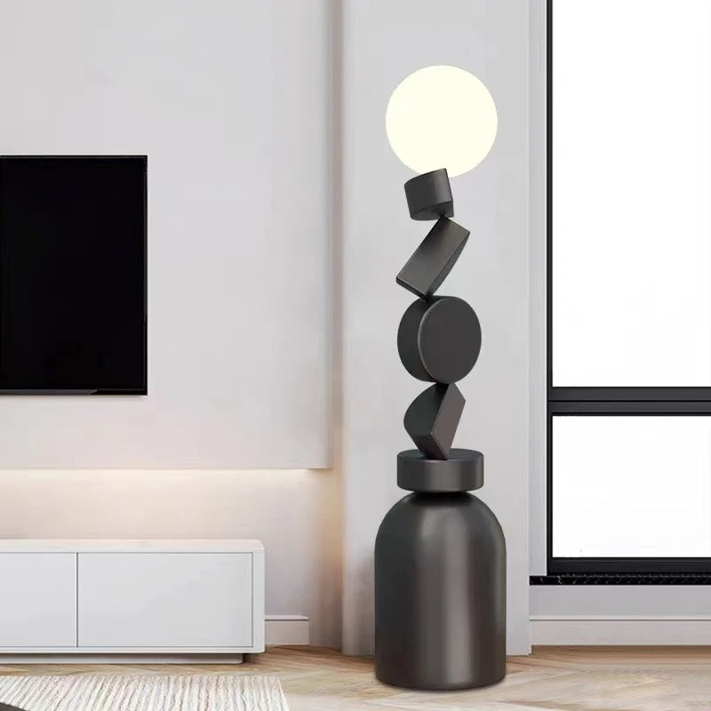 Lampadaire artistique, élégant et contemporain