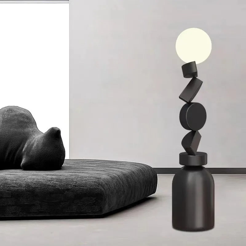 Lampadaire artistique, élégant et contemporain
