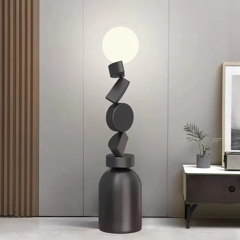 Lampadaire artistique, élégant et contemporain