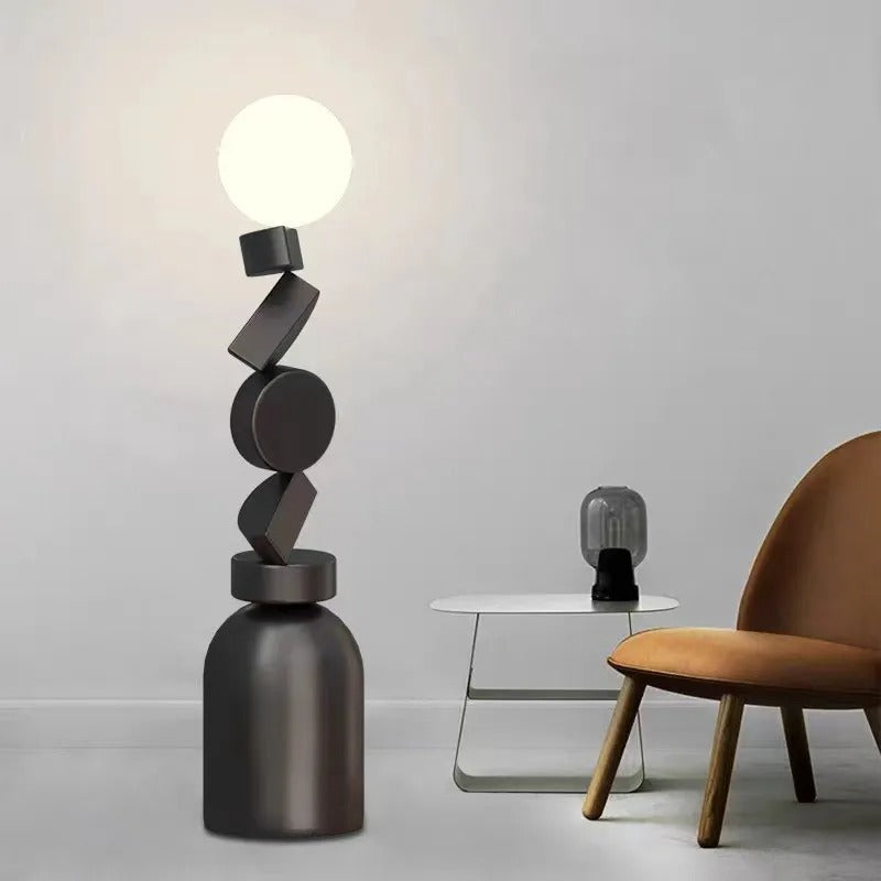 Lampadaire artistique, élégant et contemporain