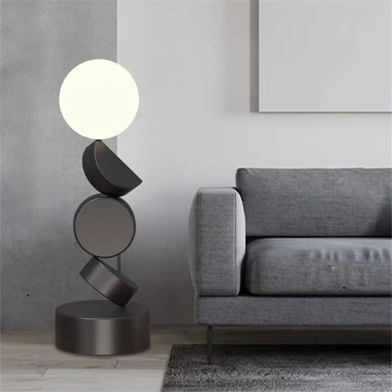 Lampadaire artistique, élégant et contemporain