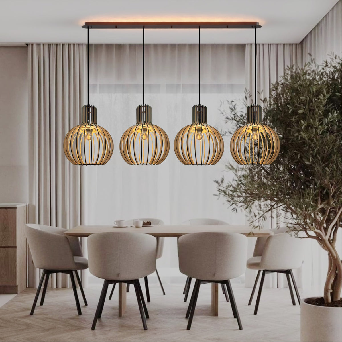 Suspension en bois scandinave | Woody
