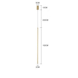 Suspension tube métal noir LED