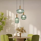 Suspension en verre Vintage | 3 Suspensions