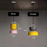 Suspension macaron au design coloré