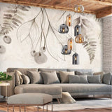 Suspension en verre teinté fumé au design moderne
