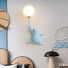 Applique murale ours polaire et boule blanche
