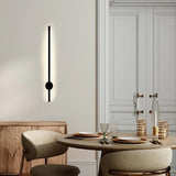 Applique murale à LED Dimmable| Tube noir métallique