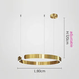 Suspension LED Dimmable | Anneau Luxueux