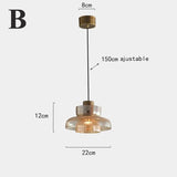 Suspension verre craquelé | Style moderne élégant