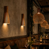 luminaire bois restaurant
