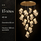 Lustre de luxe au design moderne - LED