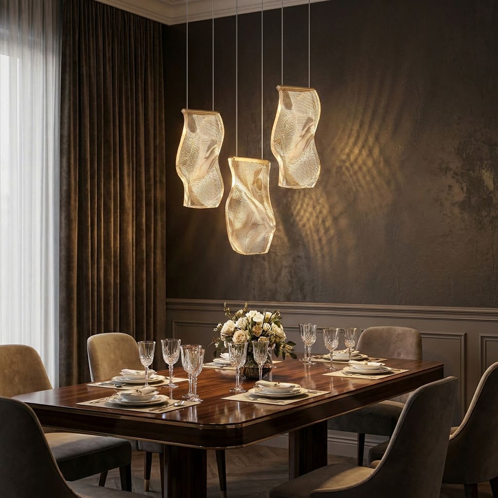 Lustre de luxe au design moderne - LED