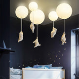 Lustre enfant ours polaire suspendu