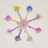 Lustre chandelier chambre enfant- arc en ciel multicolore