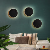 Applique murale ronde LED en aluminium