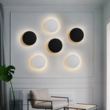 Applique murale ronde LED en aluminium