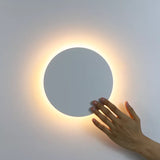 Applique murale ronde LED en aluminium