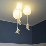 Lustre enfant ours polaire suspendu