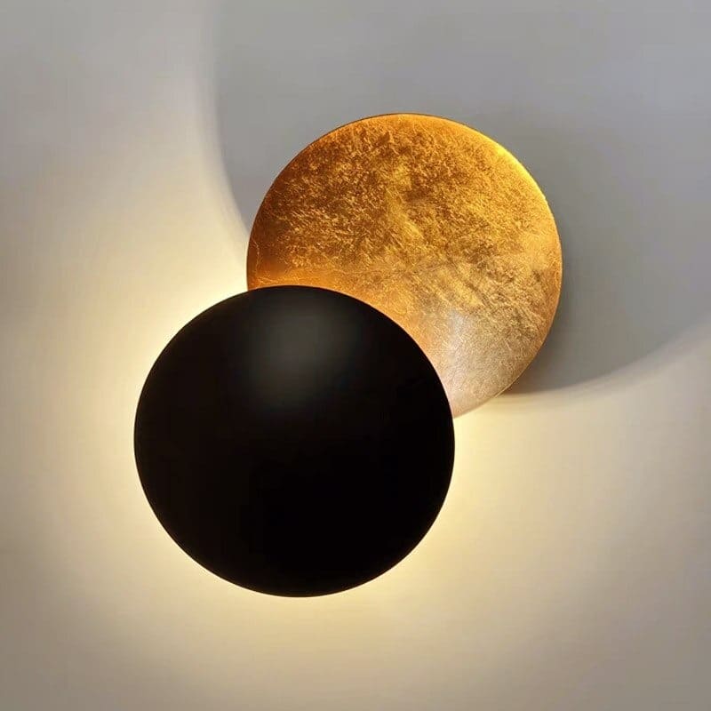 Applique murale LED | Eclipse dorée
