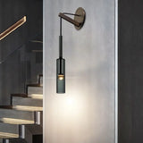 Applique Murale Suspendue En Verre Gris Fumé Au Design Moderne Forme De Bouteille