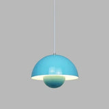 Suspension artistique au design coloré