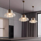 Suspension verre craquelé | Style moderne élégant