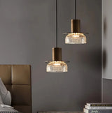 Suspension verre craquelé | Style moderne élégant