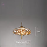 Suspension verre soufflé | Style contemporain féerique