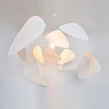 Lustre aérien en cannage rotin et style rétro