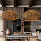 Suspension naturelle en rotin | Style bohème chic