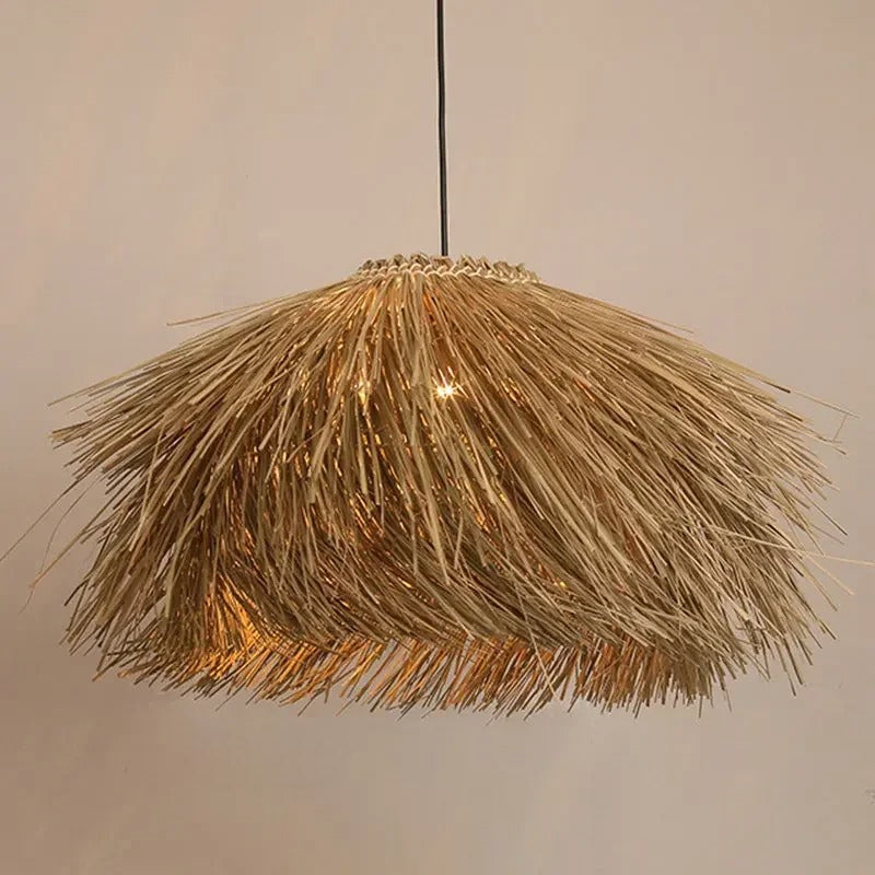 Suspension naturelle en rotin | Style bohème chic