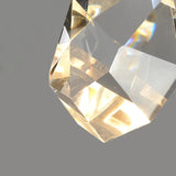 Applique murale dorée en verre style pendentif en cristal