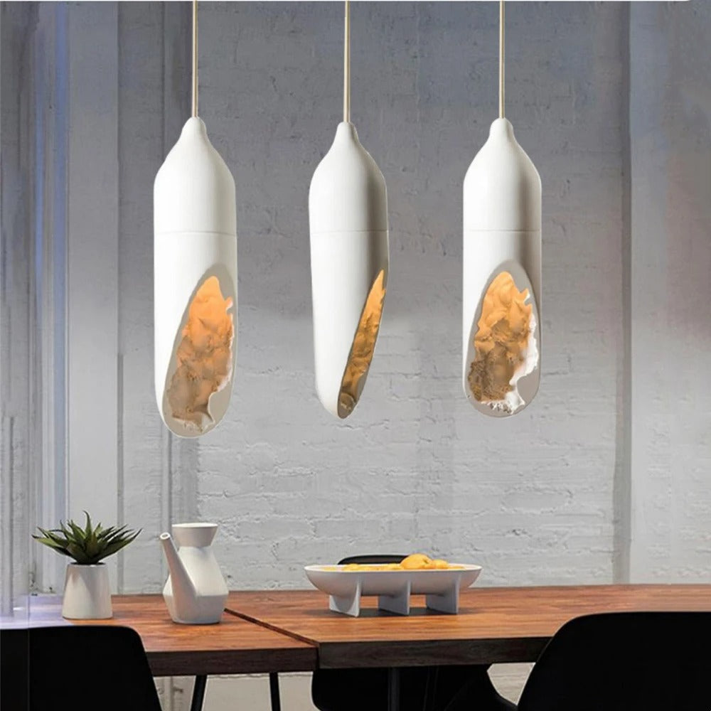 Suspension minimaliste | Style wabi sabi