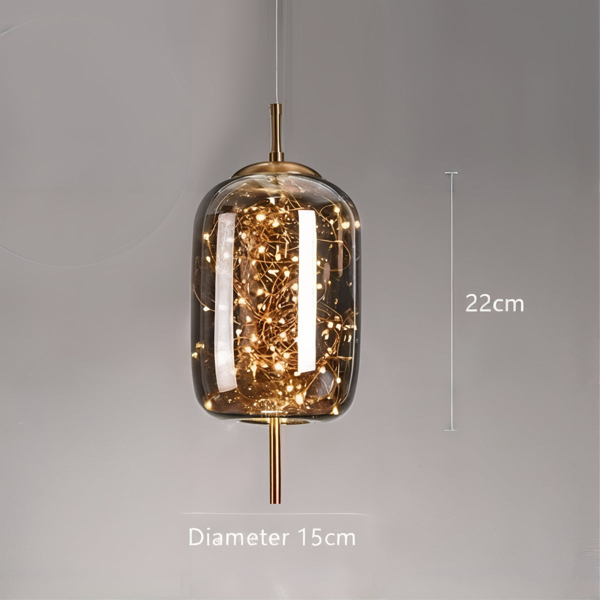 Suspension verre soufflé | Style contemporain féerique