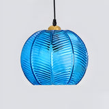 Suspension verre soufflé coloré | Style vintage