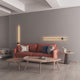 Applique murale à LED Dimmable| Tube noir métallique