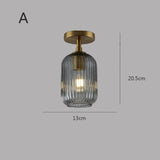 Plafonnier en verre | Vintage