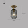 Plafonnier en verre | Vintage