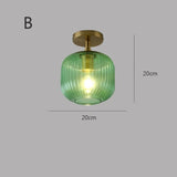 Plafonnier en verre | Vintage