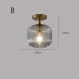 Plafonnier en verre | Vintage